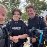 holiday family scuba photo