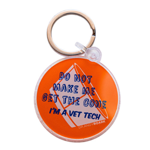 Don’t Make Me Get The Cone Keychain